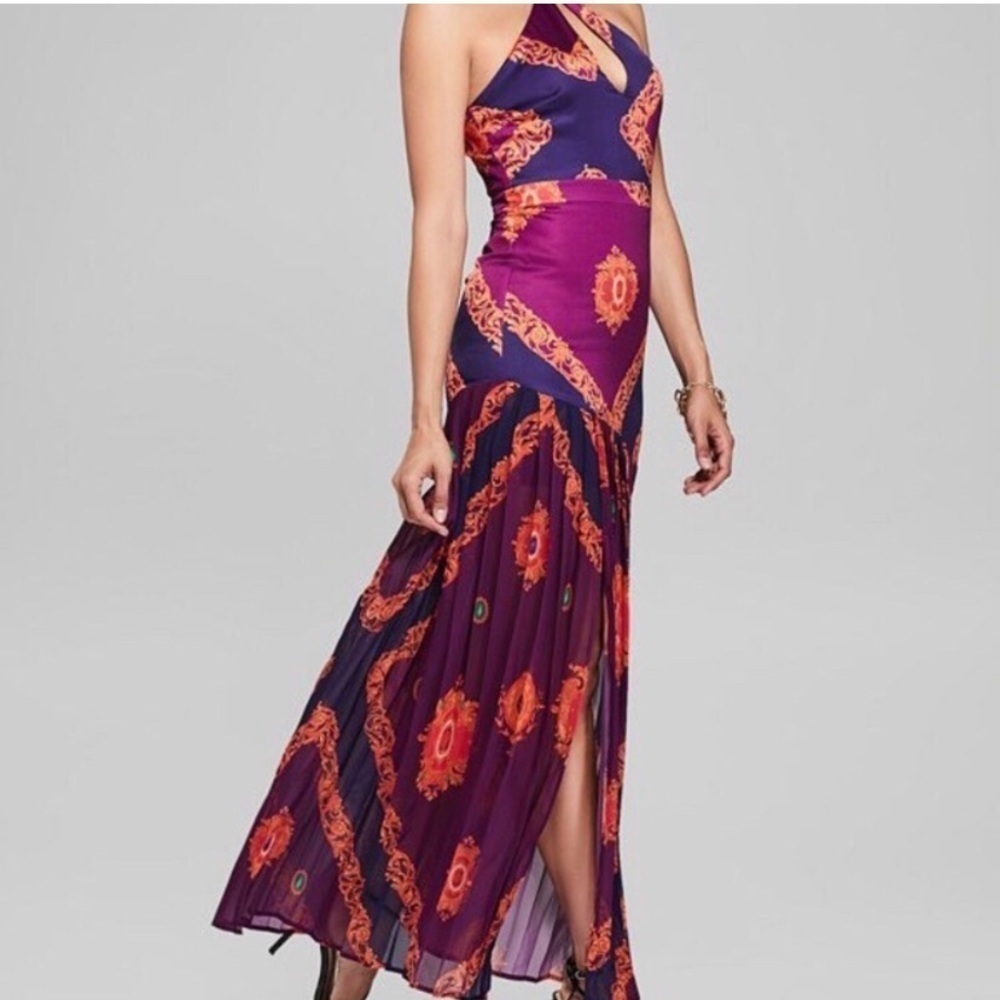 Marciano Petra Pleated Maxi Dress Size 4